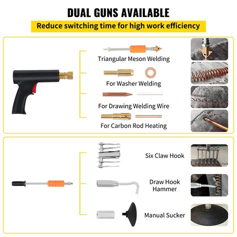 sheet metal stud welder pliers|stud welder dent repair.